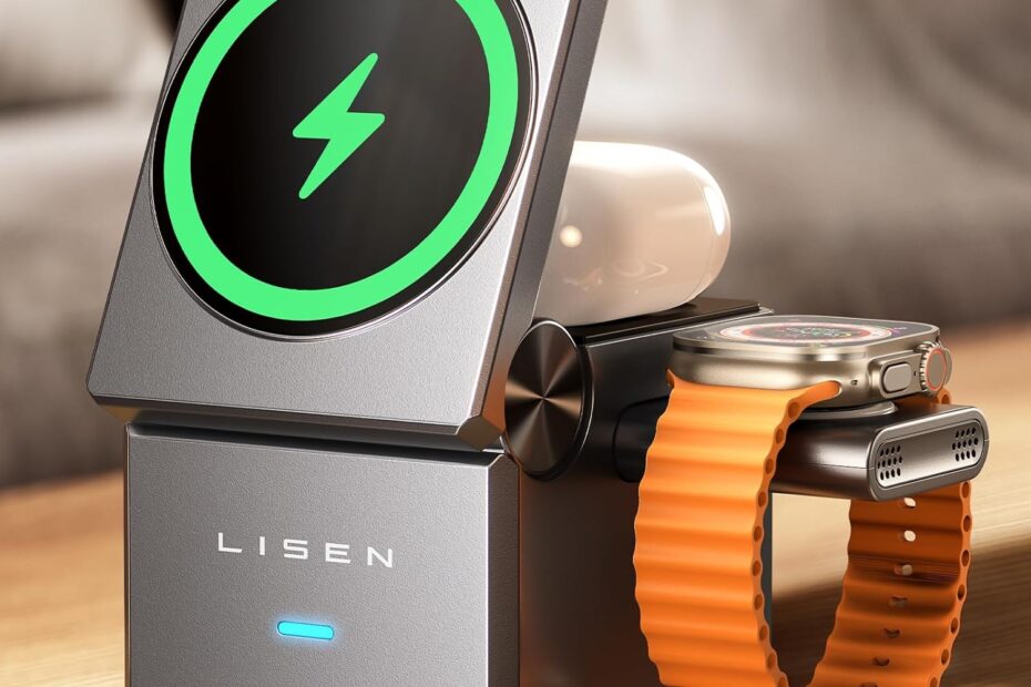 Ultimate Convenience: LISEN 3 in 1 Wireless Charging Station Review