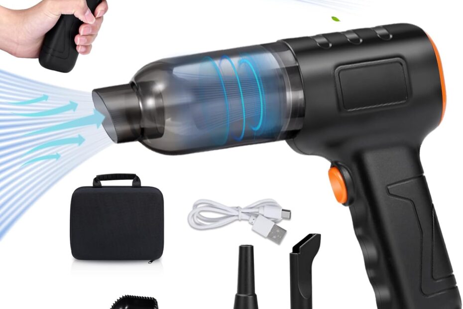 Unleash Cleanliness: The Ultimate Portable Handheld Vacuum for Home and Car!