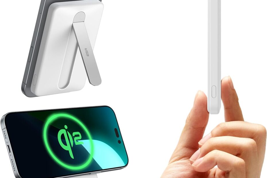 Unleash Power: ESR MagSafe Portable Charger Review - Your Essential 5,000mAh Battery Pack!