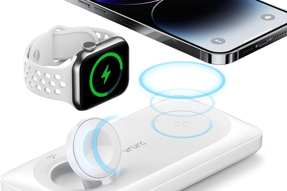 Unleash Power On-the-Go: VRURC’s 3-in-1 Magnetic Wireless Charger Review