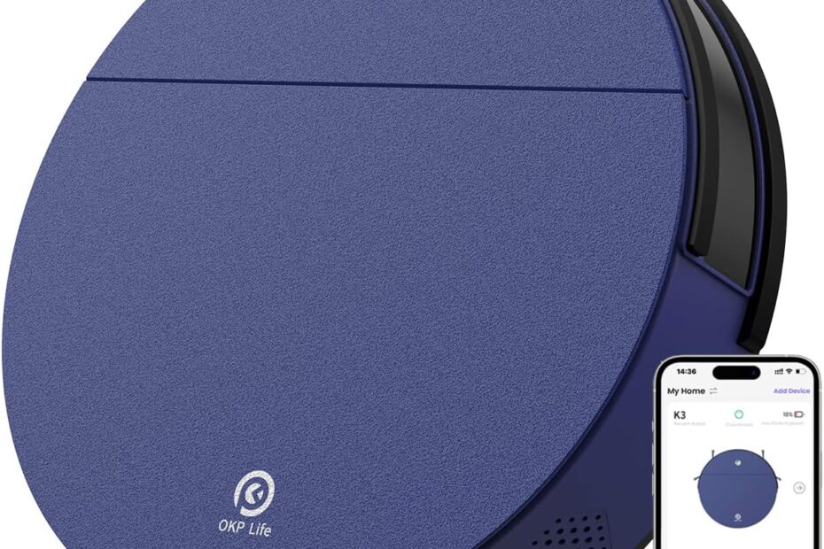 Unleash the Clean: OKP K3 Robot Vacuum – Power, Control, and Convenience!