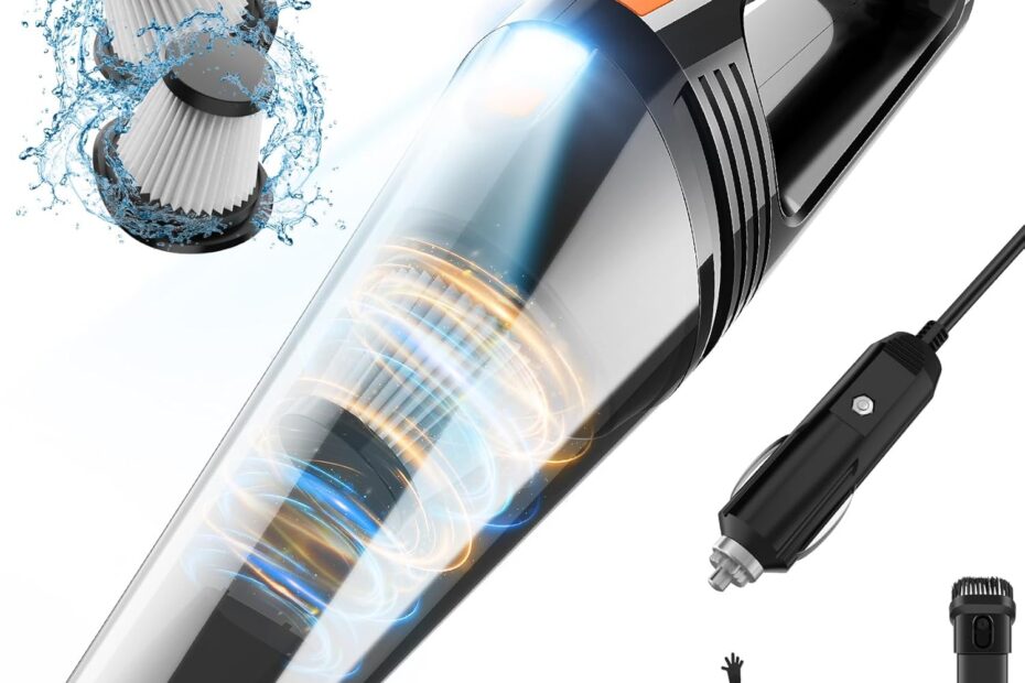Unleash the Power of Clean: Review of the Ultimate Portable Car Vacuum Cleaner!