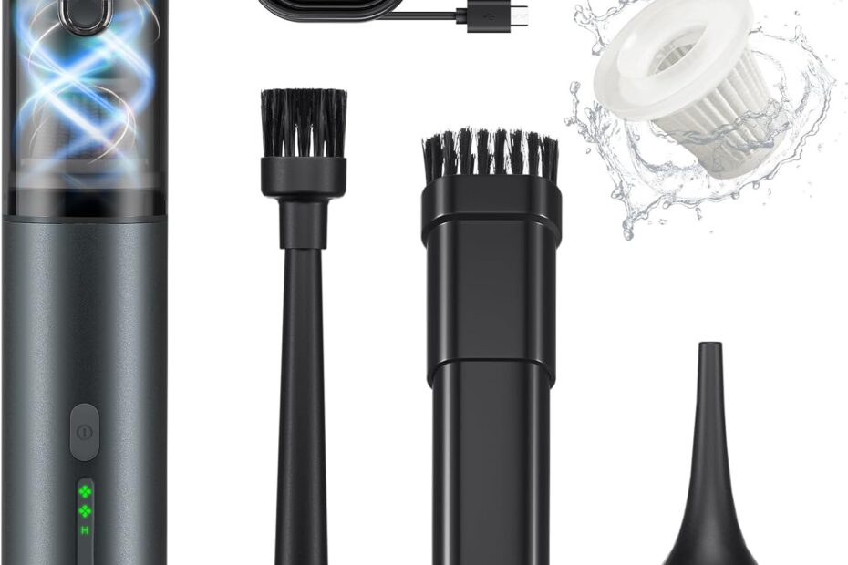 Unleash the Power: Review of the 4-in-1 Portable Car Vacuum with 16000Pa Suction!