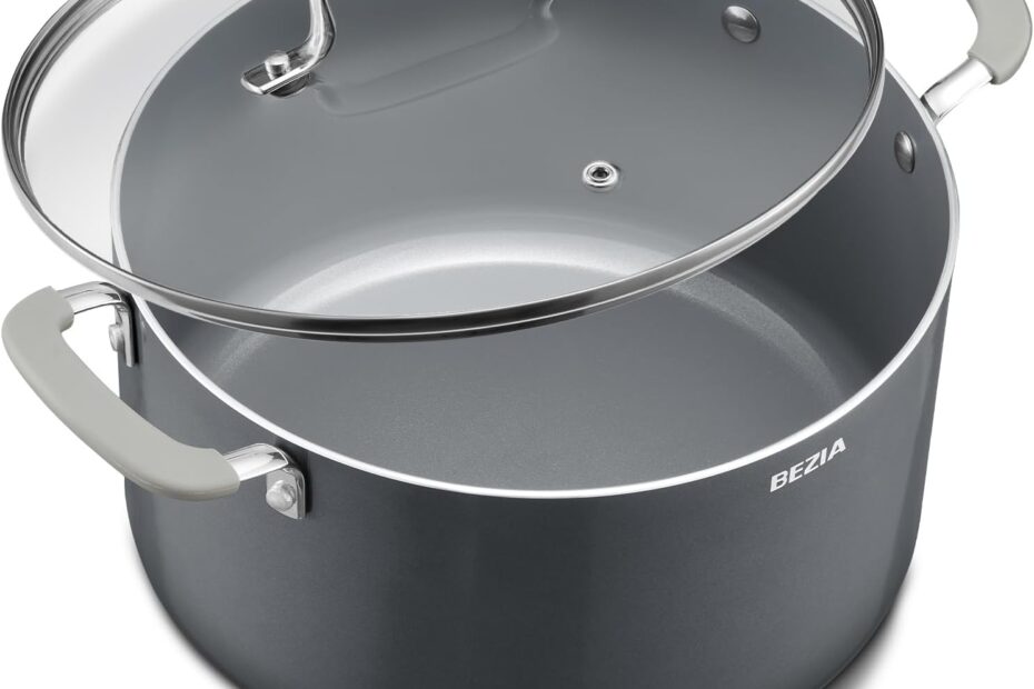 Unleash Your Culinary Creativity: Review of the BEZIA 8 Quart Ceramic Nonstick Stock Pot