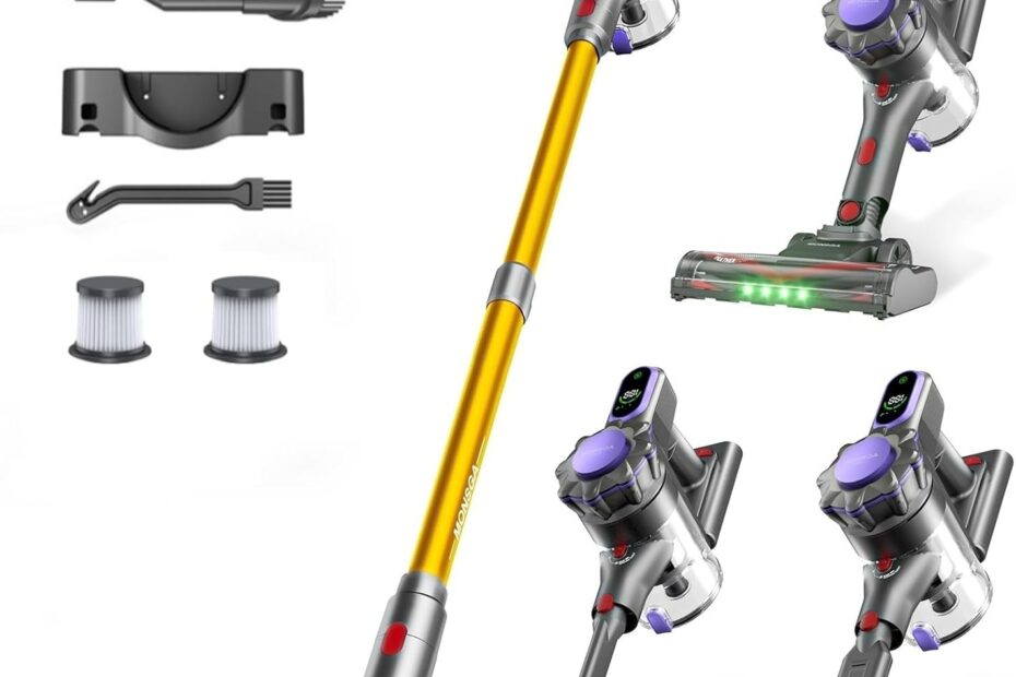 Unlock a Cleaner Home: MONSGA 45KPa Cordless Vacuum Review