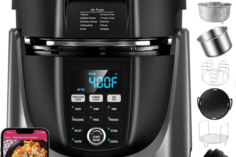 Unlock Culinary Creativity: Discover the Nuwave Duet Air Fryer & Pressure Cooker Combo!