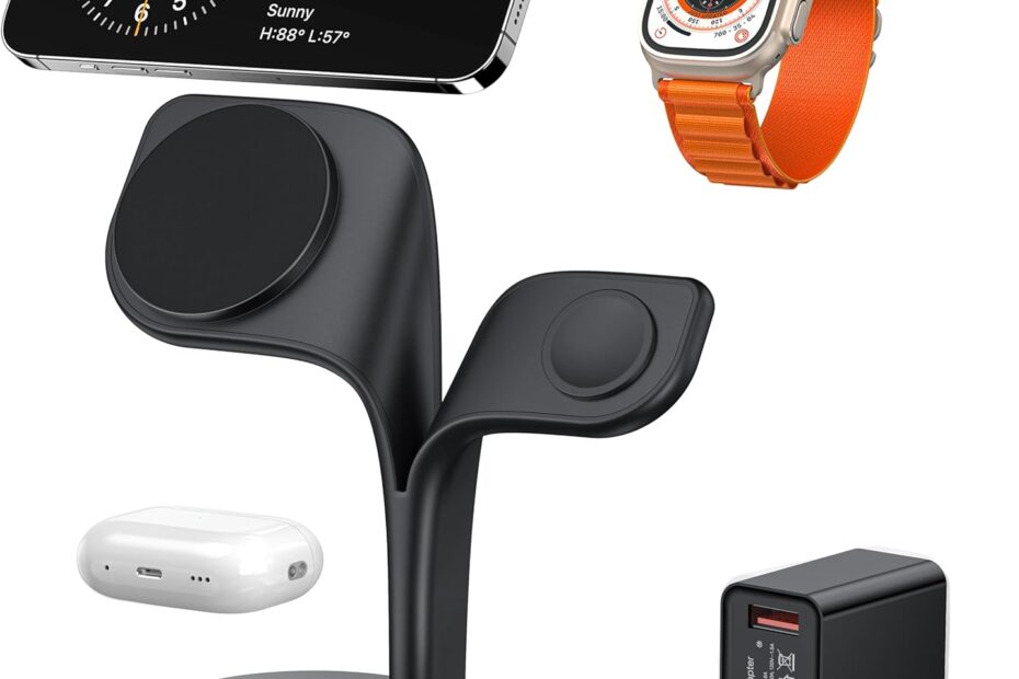 Unlock Effortless Charging: Review of the EXW Wireless Charging Station for All Your Apple Devices