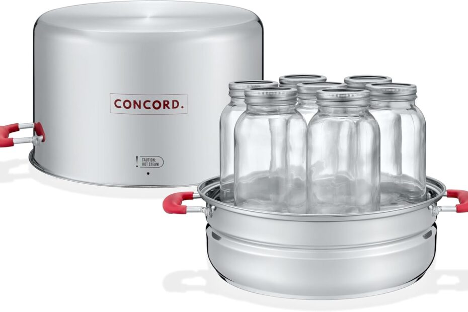 Unlock Homemade Goodness: Concord Stainless Steel Turbo Steam Canner Review