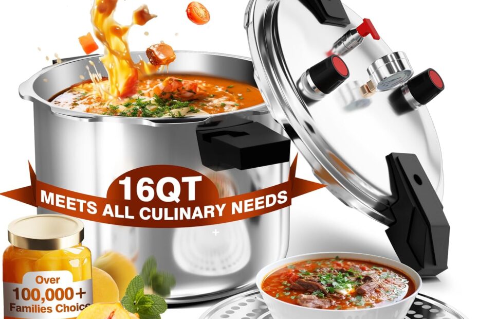 Unlock the Secrets of Efficient Cooking: Wantjoin 16 Quart Pressure Canner Review