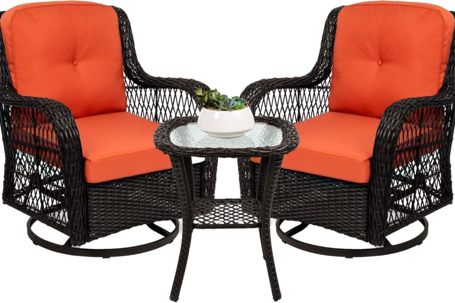Unwind in Style: Review of the Best Choice Products 3-Piece Outdoor Wicker Bistro Set