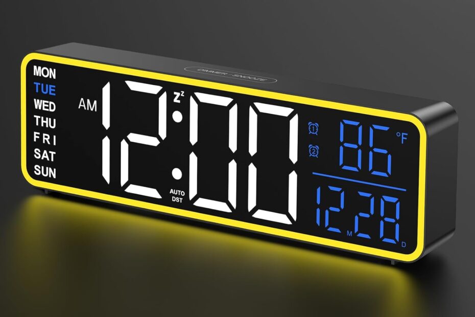 Upgrade Your Mornings: Alampan 9" Digital Alarm Clock Review