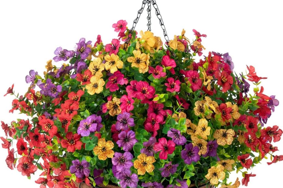 Vibrant Outdoor Elegance: Review of Faux Hanging Plants for Your Summer Decor