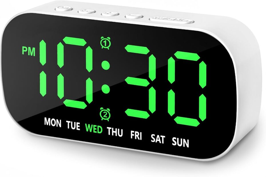 Wake Up Bright: The Ultimate Digital Alarm Clock for Heavy Sleepers
