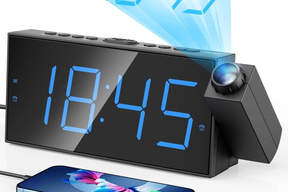 Wake Up Bright: The Ultimate Digital Projection Alarm Clock Review