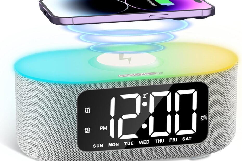 Wake Up in Style: JALL Fabric Alarm Clock Review for a Cozy Bedroom Experience!