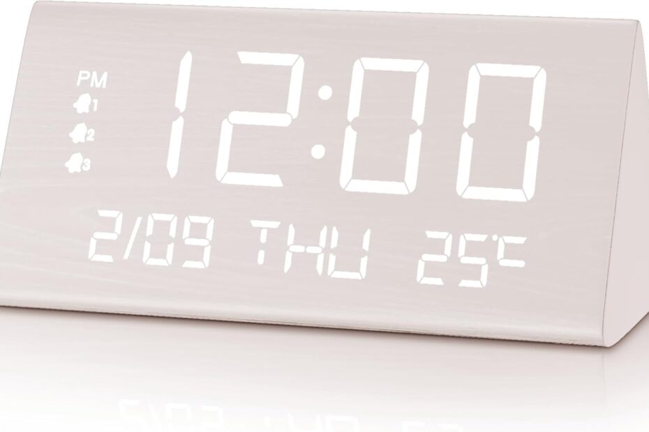 Wake Up in Style: The JALL Wooden Digital Alarm Clock Review