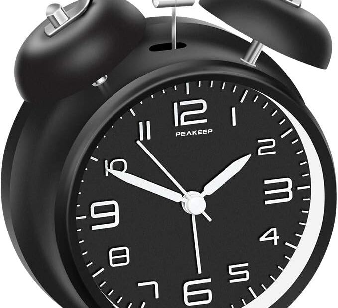 Wake Up Loud and Clear: Peakeep 4-Inch Twin Bell Alarm Clock Review