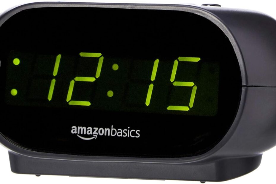 Wake Up Right: A Review of the Amazon Basics Small Digital Oval Alarm Clock