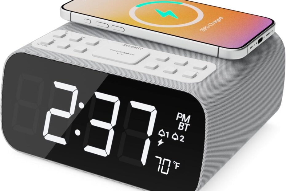 Wake Up Right: Majority Bluetooth Alarm Clock with Wireless Charging & FM Radio Review