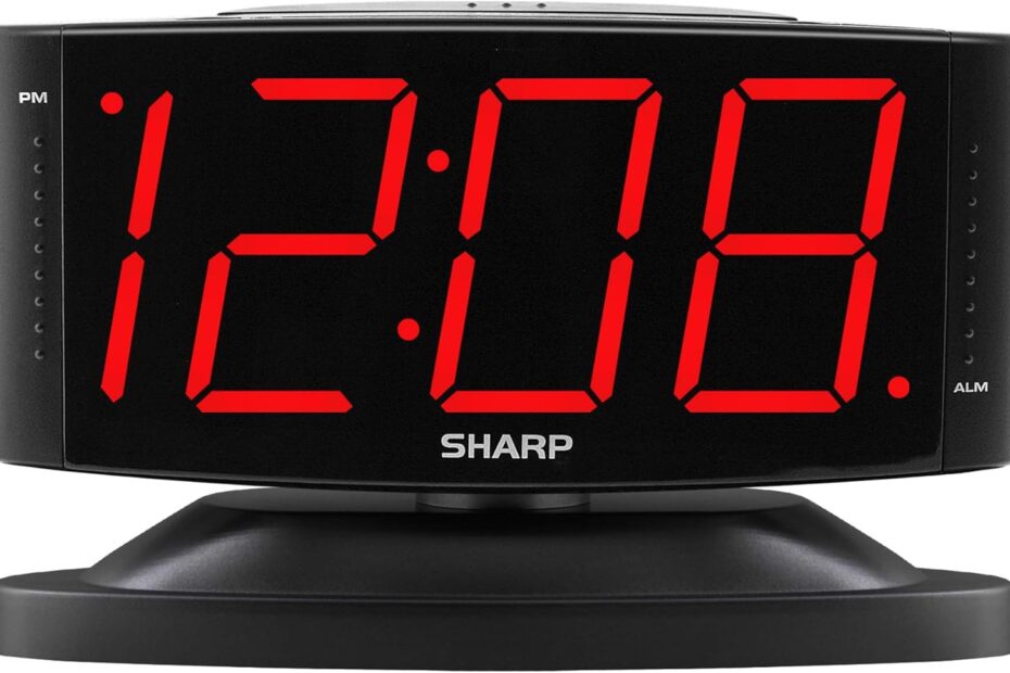 Wake Up Right: SHARP Home LED Digital Alarm Clock Review & Features