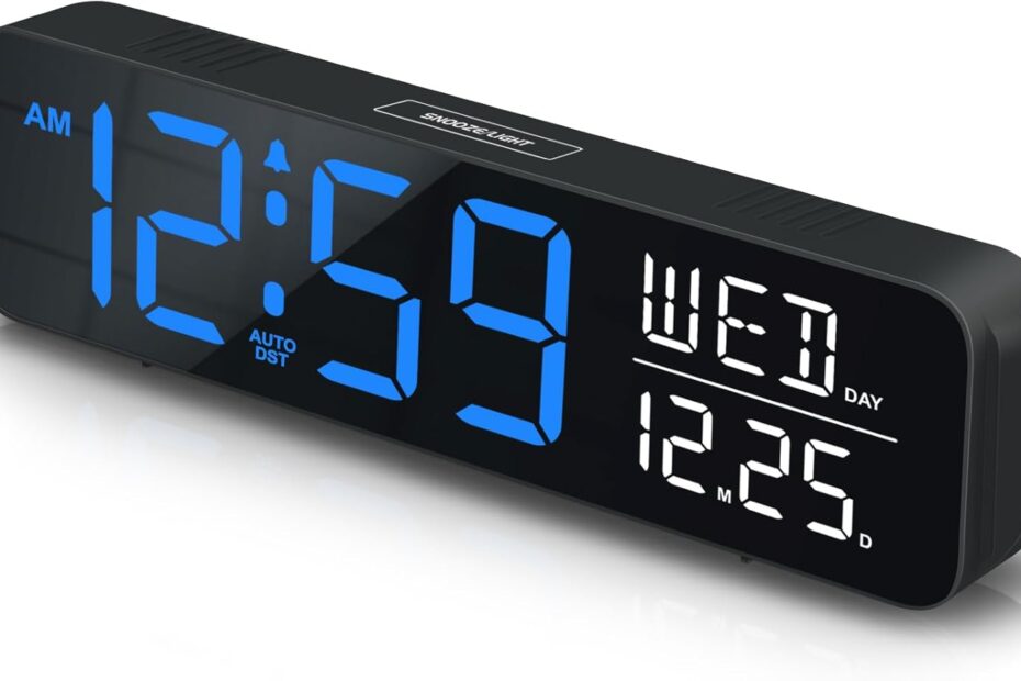 Wake Up Right: The Peakeep Large Display Digital Alarm Clock Review