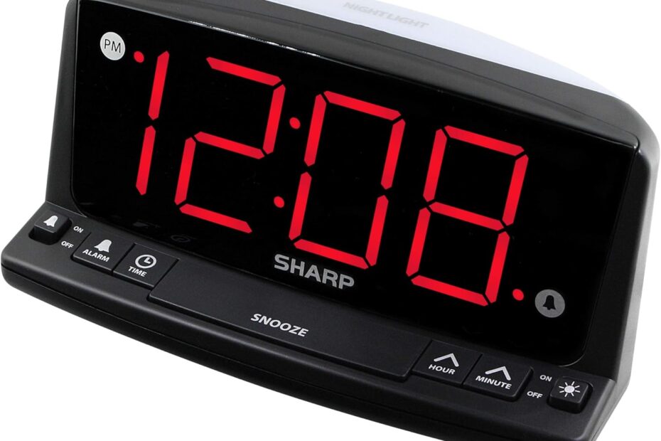 Wake Up Right: The SHARP LED Digital Alarm Clock Review