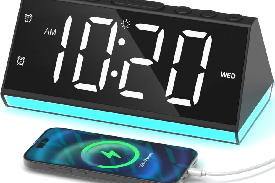 Wake Up Right: The Ultimate Loud Alarm Clock for Heavy Sleepers!