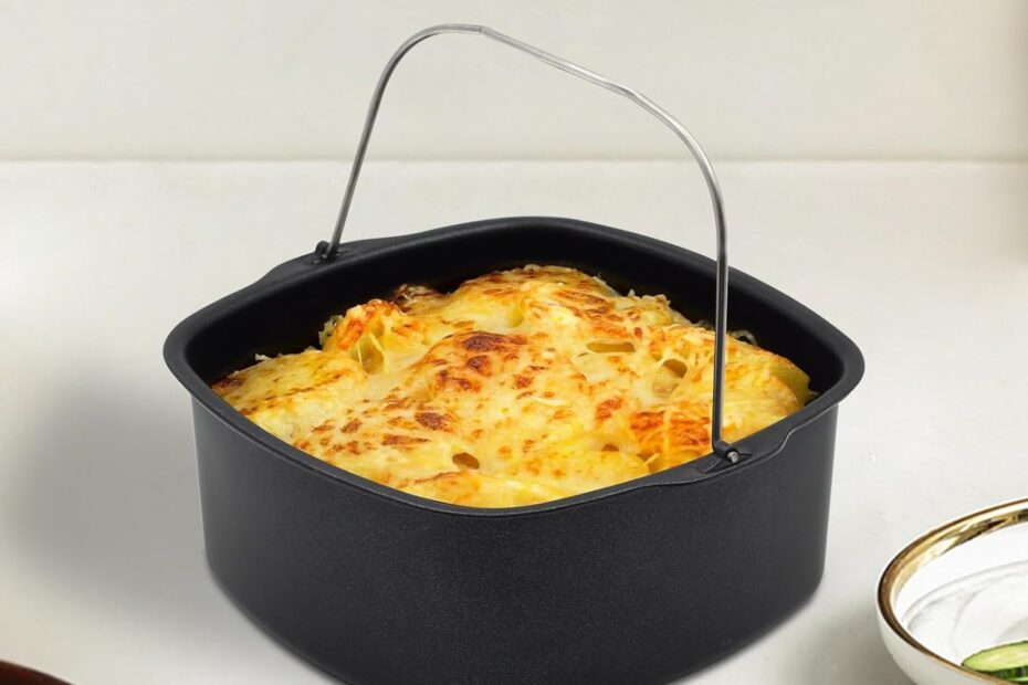 Bake Perfectly in Your Air Fryer: Review of the 6.89-Inch Non-Stick Cake Pan