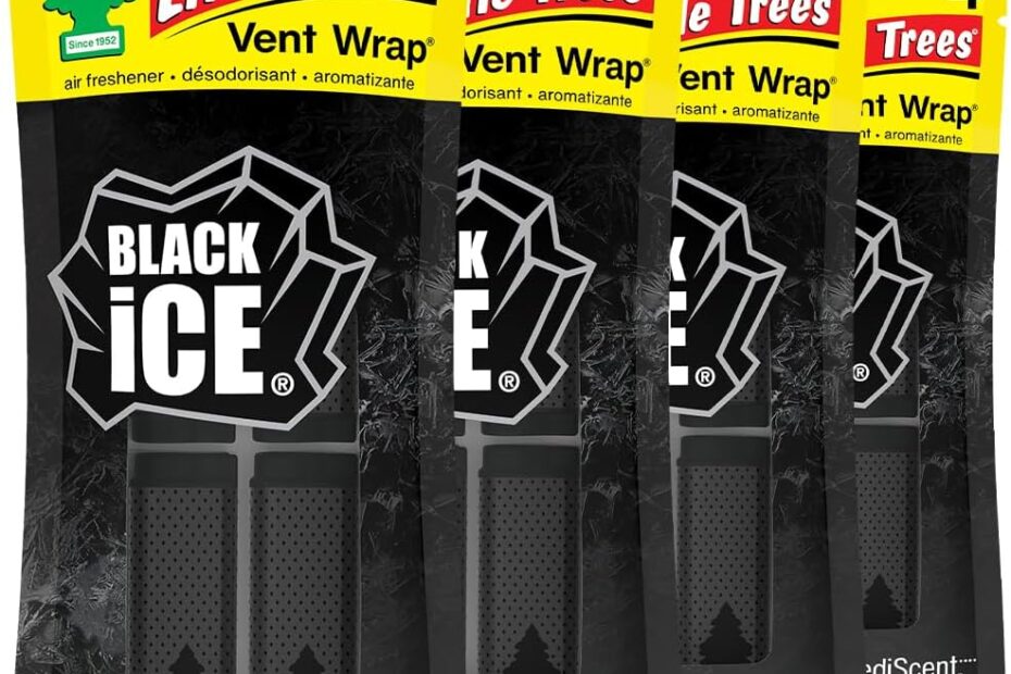 Breathe Easy: LITTLE TREES Black Ice Vent Wrap Air Fresheners Reviewed!