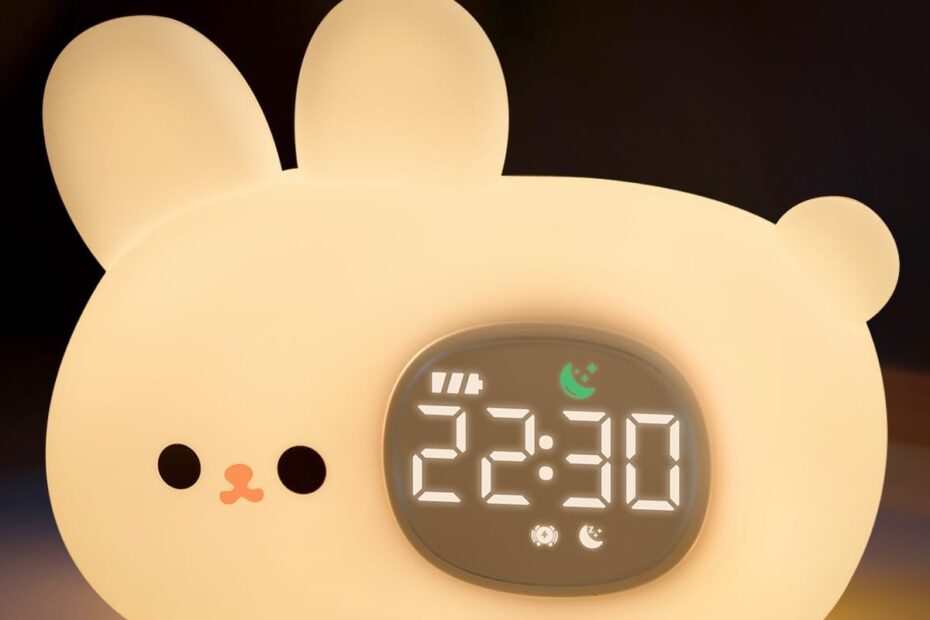 Brighten Bedtime: The Ultimate Bunny Alarm Clock for Kids!