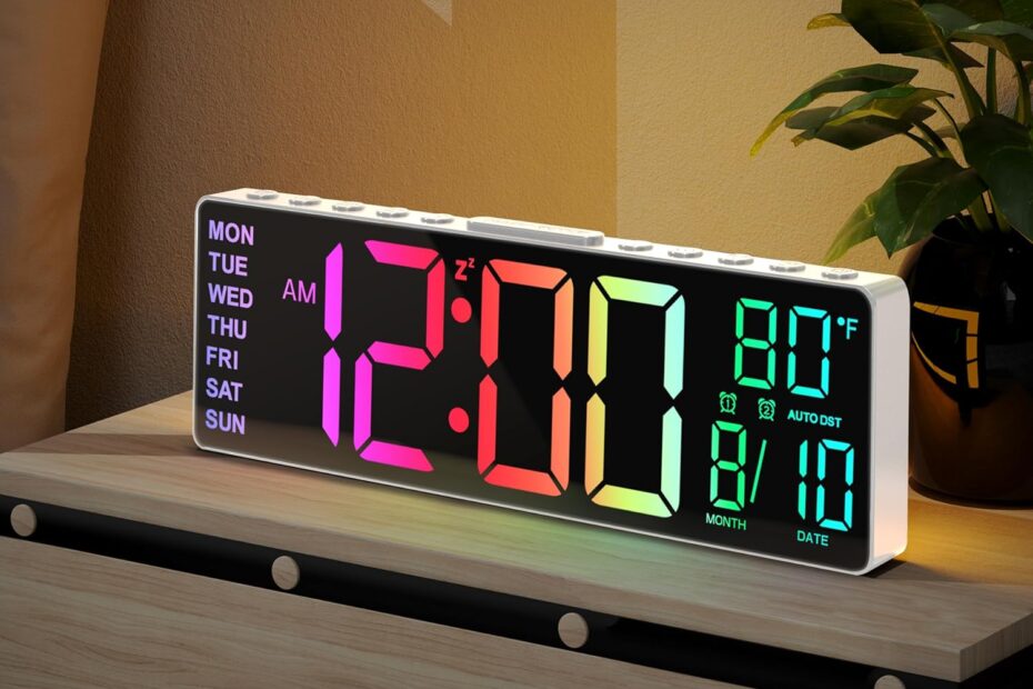 Brighten Up Your Mornings: The JALL 10.5'' RGB Alarm Clock Review