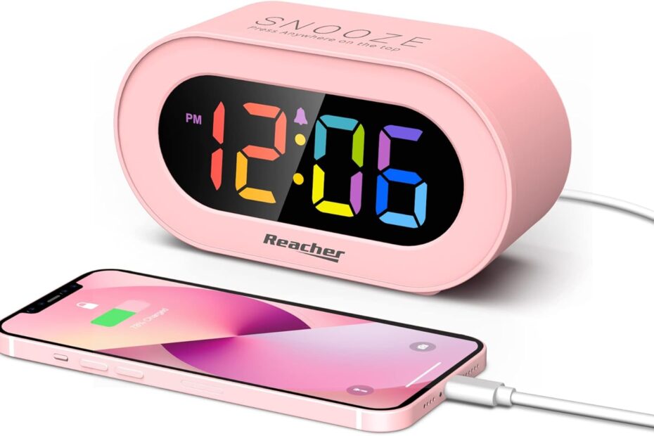 Brighten Your Mornings: A Review of the REACHER Pink Girls Alarm Clock