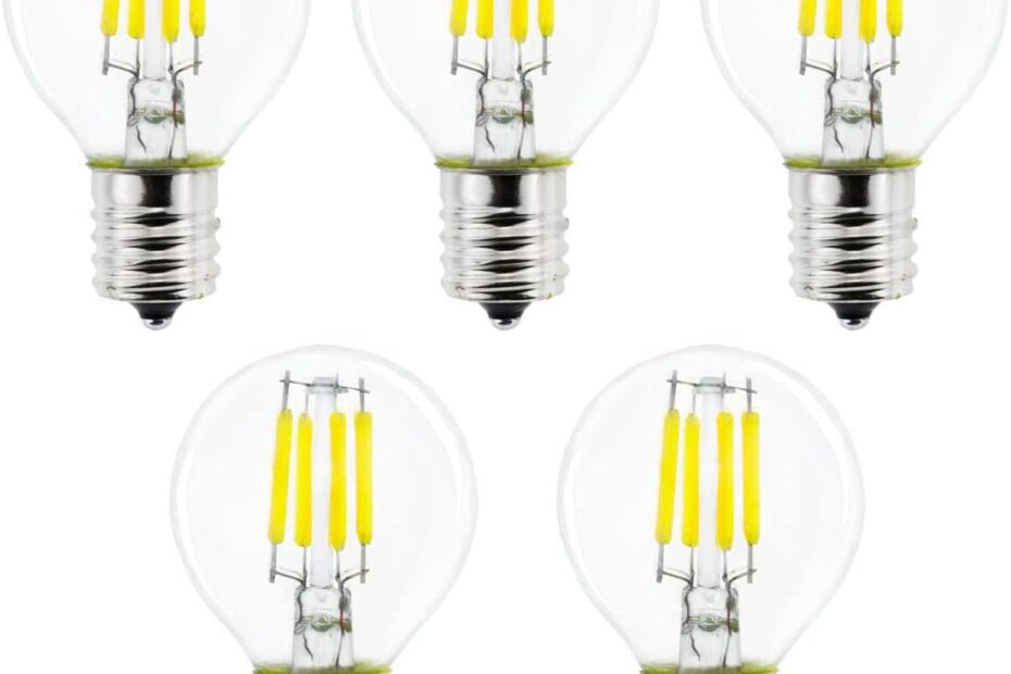 Brighten Your Space: Review of the 5-Pack E17 LED Globe Bulbs