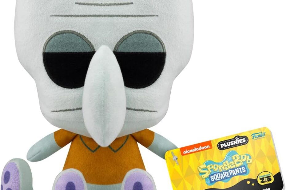 Celebrate Spongebob's 25th with Funko POP!'s Adorable Squidward Plush!