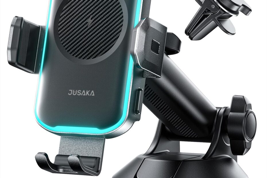 Charge on the Go: The Ultimate Wireless Car Charger for Your Smartphone!