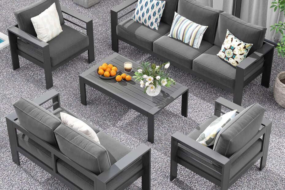 Chic Comfort: Review of the Solaste Aluminum Patio Furniture Set for Ultimate Outdoor Relaxation