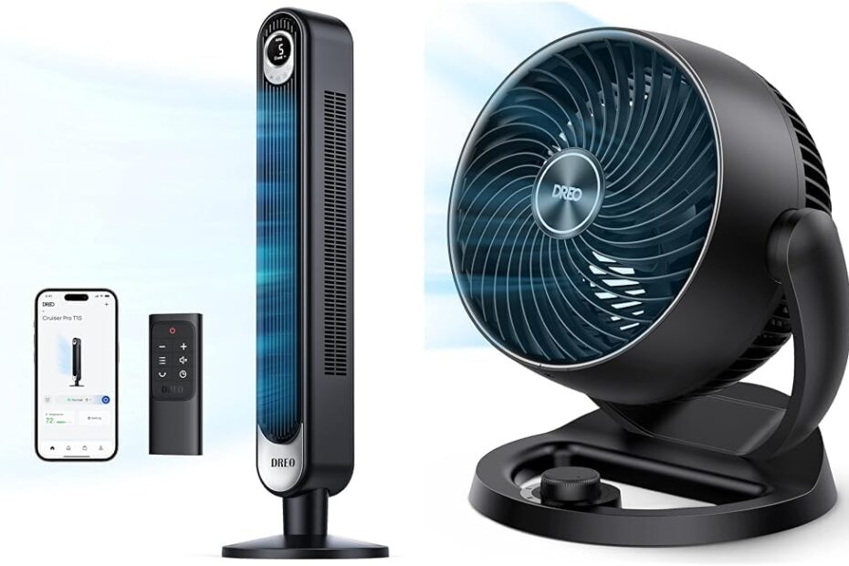 Chill Out with the Dreo Smart Tower Fan: Your Ultimate WiFi-Controlled Cooling Companion!