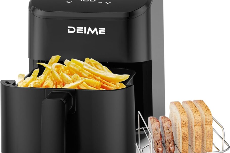 Cook Smart with the DEIME 3 Qt Air Fryer: Your Compact Kitchen Companion!