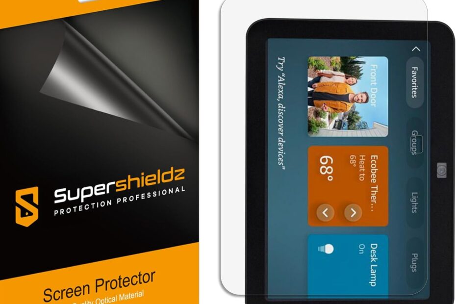Crystal Clear Protection: Supershieldz Screen Protectors for Echo Show 8 Review
