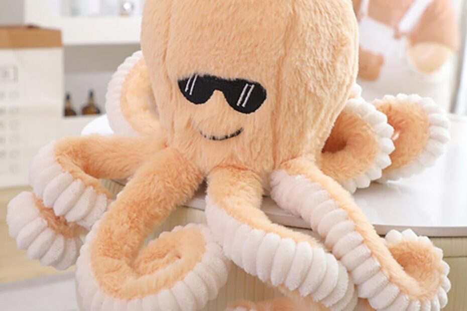 Cuddle Up: The Adorable 16 Inch Orange Octopus Plush Toy Review