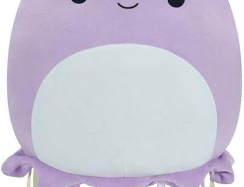 Cuddle Up with Squishmallows SQCR04135 Anni: The Adorable Purple Jellyfish!