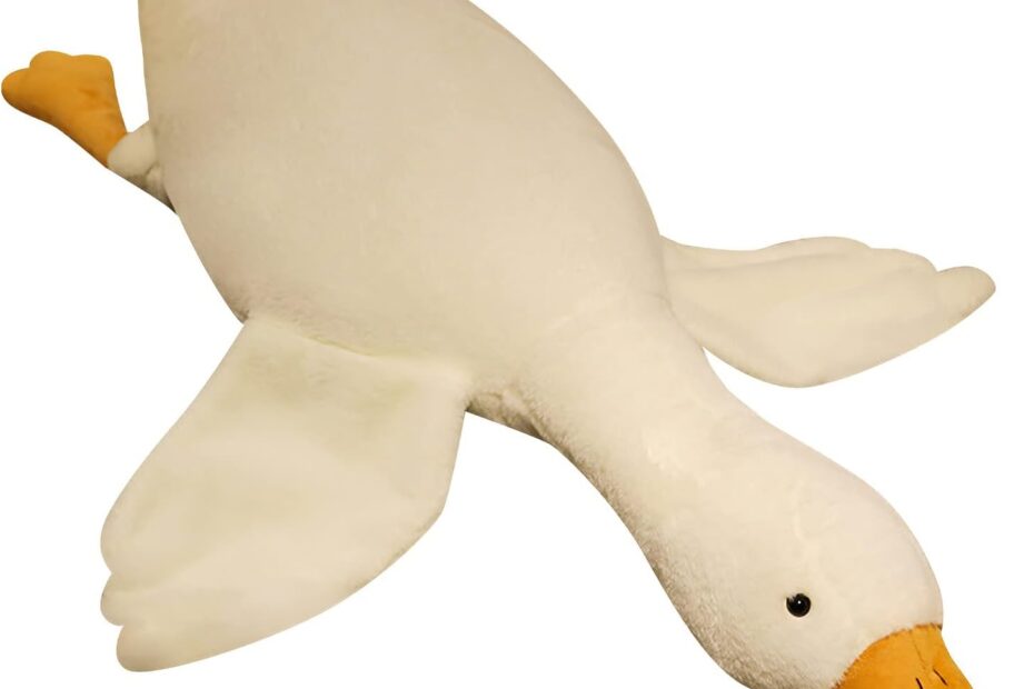 Cuddle Up with the Adorable Giant Goose Stuffed Animal Pillow!