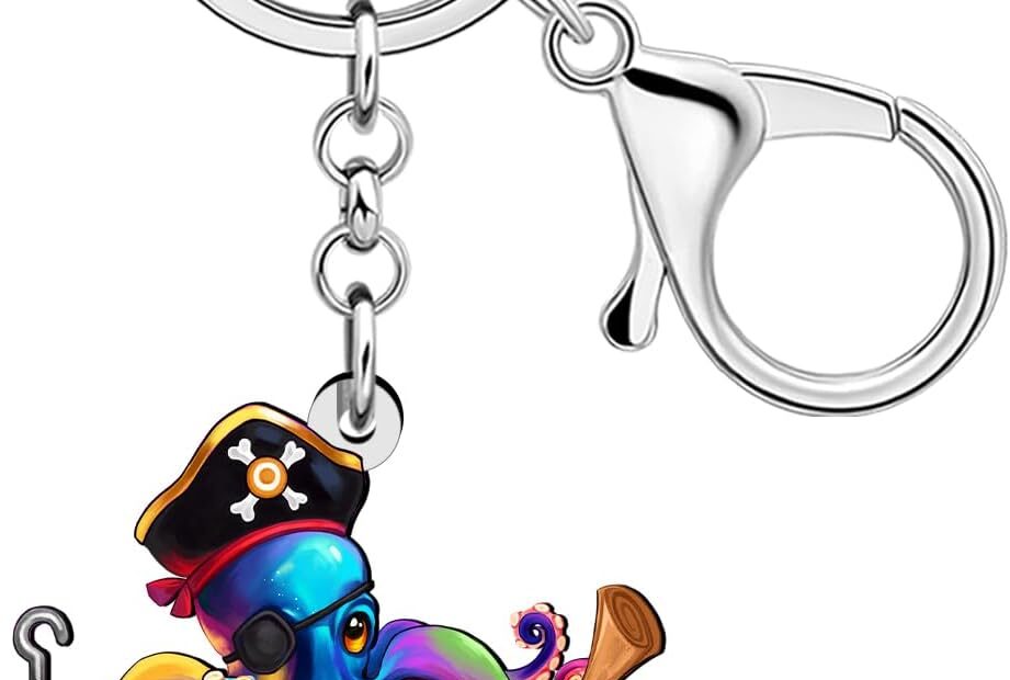 Cute & Quirky: Dive into the Novelty Octopus Keychain!