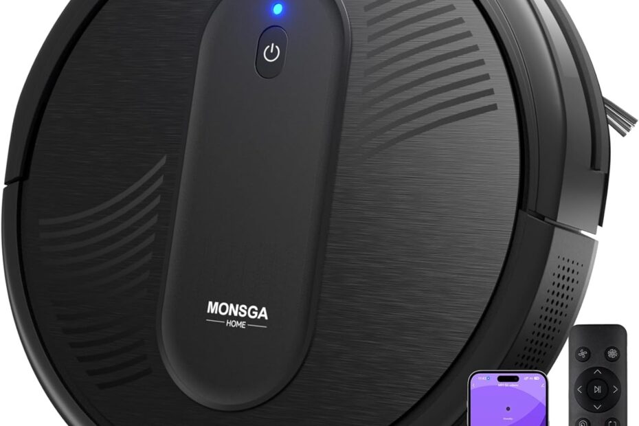 Discover the MONSGA Robot Vacuum: Your Ultimate Cleaning Companion!