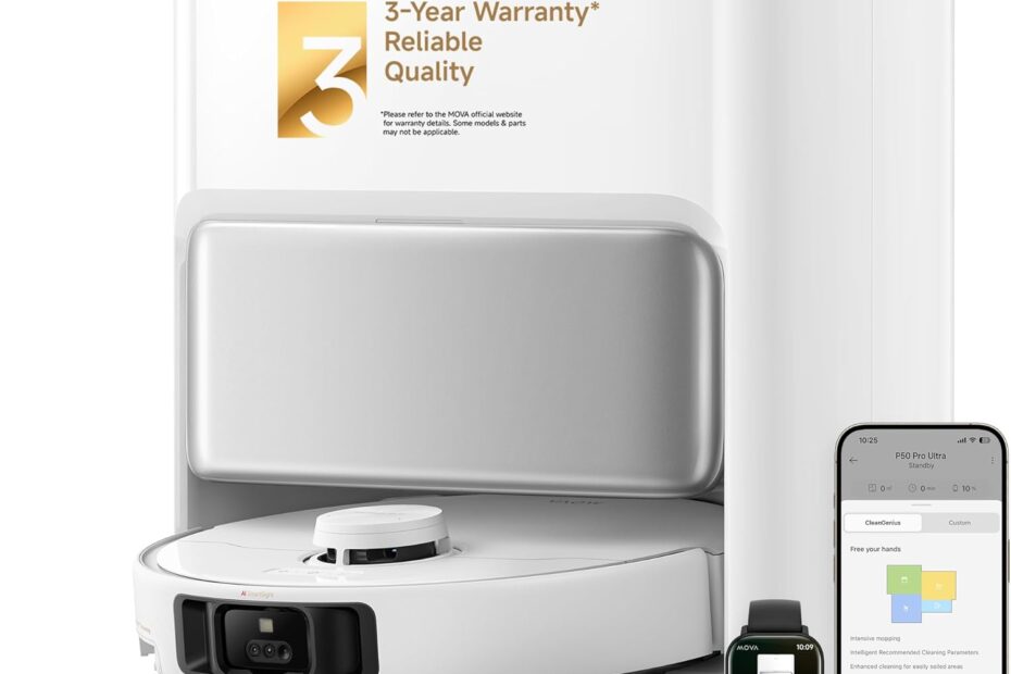 Discover the Mova P50 Pro: The Ultimate Robot Vacuum and Mop for Effortless Cleaning!