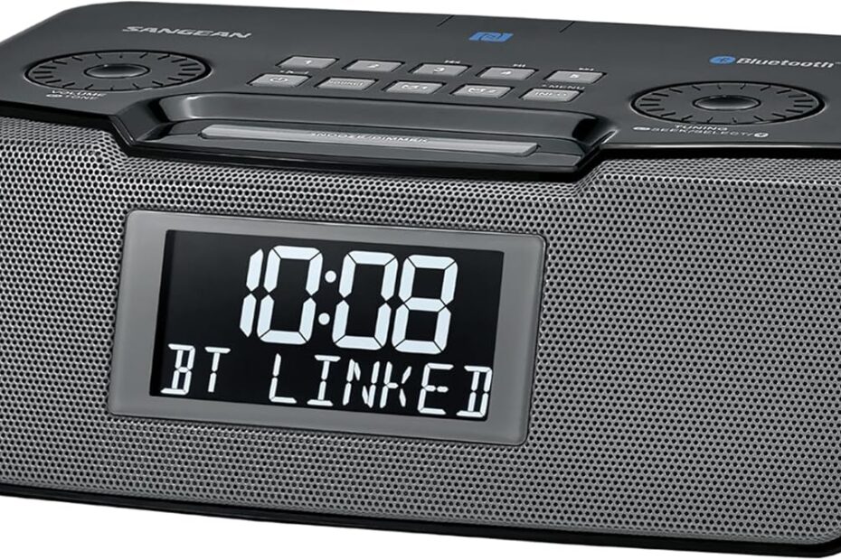 Discover the Sangean RCR-20: Your Ultimate AM/FM Clock Radio with Bluetooth!