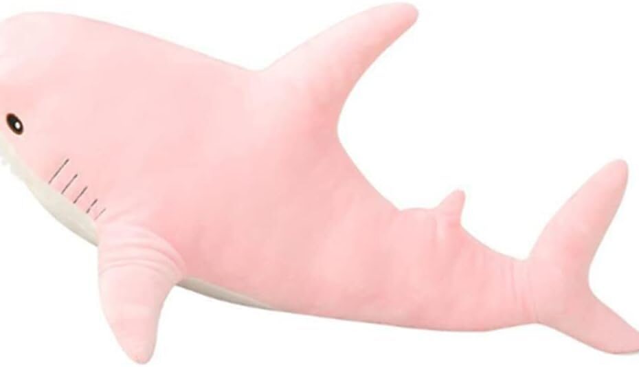 Dive into Cuddles: Review of the Adorable 24-Inch Pink Shark Plush!