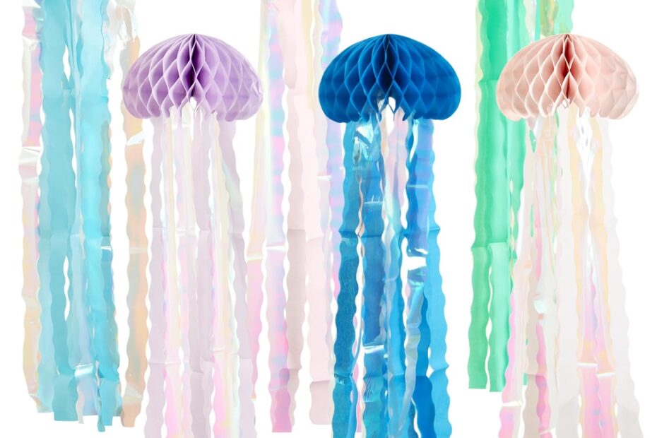 Dive Into Fun: 6 Pcs Jellyfish Decorations for Your Under The Sea Party!