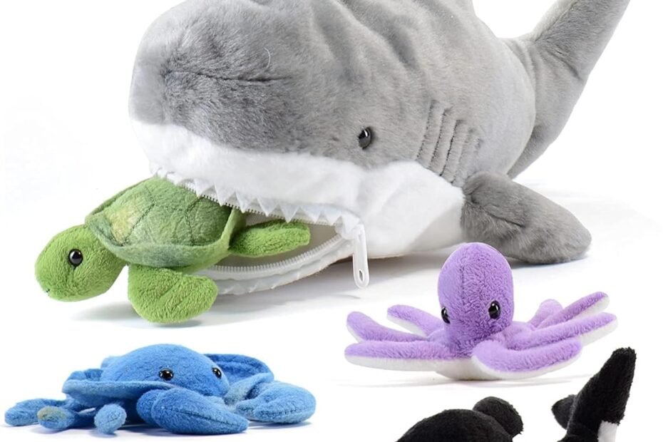 Dive into Fun: PREXTEX Plush Shark and Friends - The Ultimate Gift for Young Ocean Explorers!