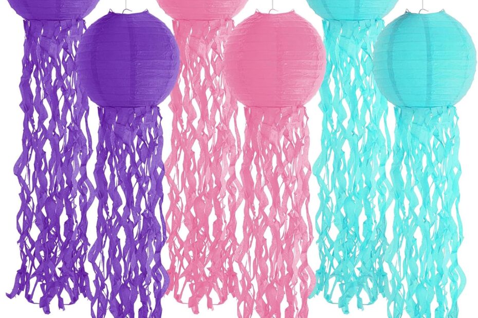 Dive into Fun: Review of 6 Hanging Jellyfish Lanterns for Ocean-Themed Celebrations!